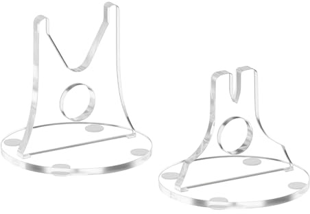 Supporto espositore trasparente - 2 pezzi per riporre coltelli, antiscivolo, supporti per esposizione in acrilico - per camera da, cucina, casa, festa, collezione per tavolo