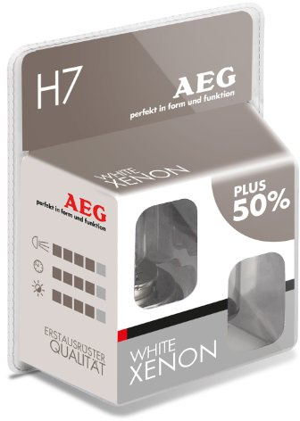 AEG H7 White Xenon Plus 50%,2er,60/55W