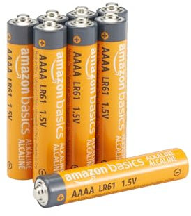 Amazon Basics AAAA Alkali-Hochleistungsbatterien, 1,5 V, 3 Jahre lagerfähig, 8 Stück