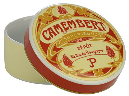 BIA Vintage Camembert-Backform mit Deckel, Standard Camembert Größe, Hochwertiges Design, Einfaches Reinigen, Rezeptbeilage