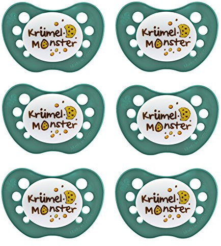 Nip Schnuller Silikon Limited Edition Krümelmonster inkl. Schutzkappe, Gr. 2-6 Stück
