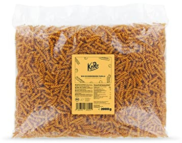 KoRo - Bio Kichererbsen Fusilli 2 kg - Aus 100% Kichererbsenmehl - Reich an pflanzlichen Eiweißen - Vegan