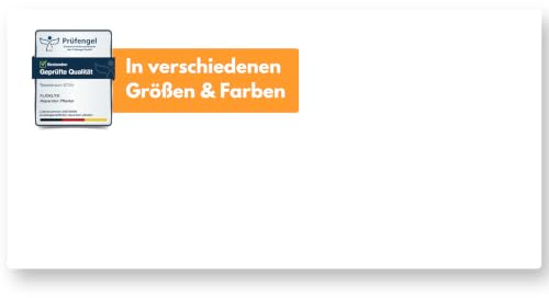 Flickly®| Selbstklebender Reparatur Flicken|robust & wasserfest | Patch für LKW Planen, Anhänger, Zelt, Markise, Pool, Camping und mehr | viele Farben | 50 x 24cm | Weiß (RAL9010)