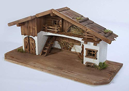 Garten und Holztrends Weihnachtskrippe (W10) Krippe Krippenstall Weihnachten-Weihnachtskrippen
