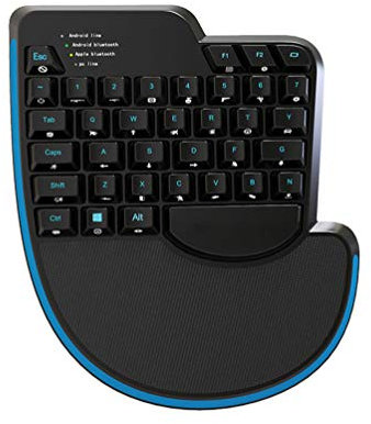 KUANDARMX Fashion Personality One-handed Gaming Keyboard 35 Keys Portable Mini Gaming Keypad Ergonomic Game Controller for Pubg Lol Wow Dota2 Computer Desktop Pc Mac Gamer, Black