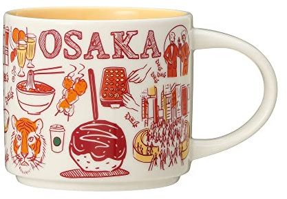 Starbucks Tasse à café japonaise Osaka Been There Series Across the Globe - 397 ml