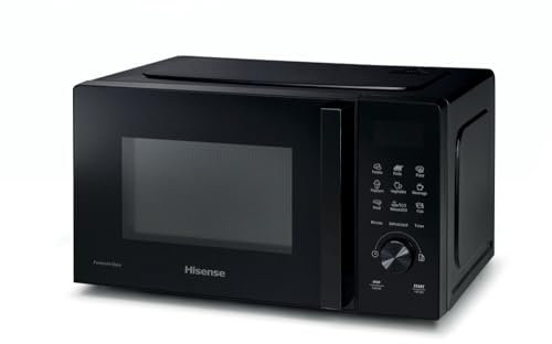 Hisense, H20MOBSD1H - MWO only, 20L, apertura porta a sinistra, display LED con pulsanti, 9 funzioni, potenza max 700W