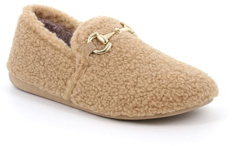 Grunland GLES PA1170 chaussons femme noirs, semelle amovible, tissu laine