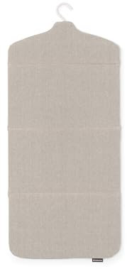 Brabantia - Foldable Steam Board - for High Pressure Clothes Steaming - Solid Heat Resistant Surface - Versatile Hanging Hook - Easier Steaming with Handheld Steamers - 40 x 85 cm - Grey