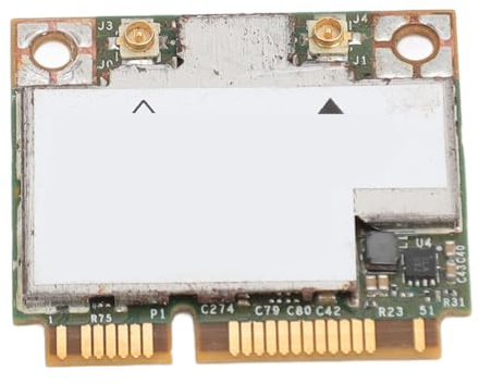 Carte WiFi BCM94352HMB DW1550, Carte Réseau Bluetooth 4.0 Mini PCIe, Module sans Fil Double Bande Haute Vitesse 867 Mbps 2,4 GHz 5 GHz pour Dell, Plug and Play