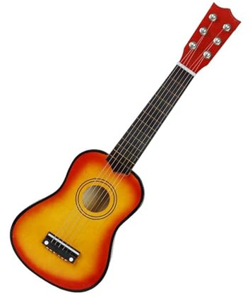 21 Zoll Lindenholz Ukulele 6 Saiten Akustikgitarre Saiten Musikinstrumente Mini Gitarre Für Anfänger Ukulele Einsteiger Kit (Color : A)
