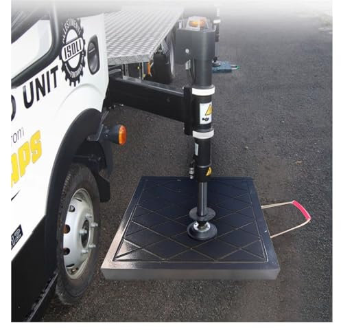 Ausleger-Pad Wagenheber Gummiauflage Jack Pads Schwarze Auslegerpads 12x12 Zoll 24x24 Zoll Schwer Belastbar Für Kran, 1.2/1.6/2/2.4 Dick Anhängerheberauflagen Stabilisator, Quadratisch Rv Nivellierp