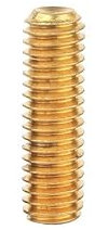 oavhvchg 3/5/10 Stück M2 M2,5 M3 Länge 2–16 mm Messing-Set Madenschraube metrisches Gewinde Innensechskantschraube(3mm (10pcs),M3)
