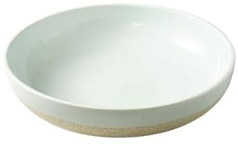 MPOPO Platos de Camping Vajilla de cerámica Cuenco Grande Redondo for Sopa Cuenco Grande for Cena de Restaurante Plato Hondo Plato Grande for Cena de casa Plato Decorativo