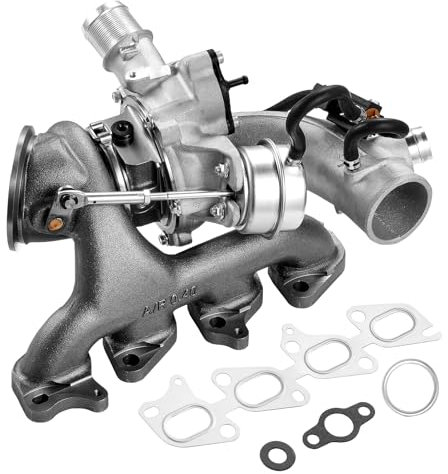 VEVOR Turbocompressore Completo con Kit Guarnizioni ed Elettrovalvola, Turbocompressore Compatibile con Chevy Chevrolet Cruze 2011-2019 1,4 T 781504-5001S 781504-0005 55565353 781504-0001 860156
