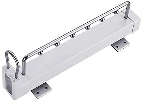Ausziehbare Kleiderstange, ausziehbare Kleiderstange, Organizer für Kleiderschrank, Länge 35,6 cm / 45,7 cm (Größe: 35,6 cm)