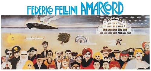 Generico Poster Amarcord – Locandina orizzontale Cinematografica Vintage 33x70 | Stampa Artistica su Carta Patinata | Arredo Parete o Regalo per Cinefili – SACWEBPHOTO (33x70)