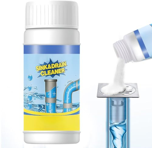 Abflussreiniger Schaum Extra Stark, 2025 Neu Rohrreiniger Extrem Stark, Sink Und Drain Cleaner Mit Aktivschaum Hochwirksamer Rohrreiniger Für Küche Bad Toilette Balkon (1)