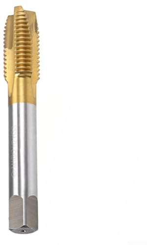 Pour M16 x 2 pour H2 taraud fileté avec revêtement TiN en acier rapide pointe spirale pour machines CNC et équipement de forage