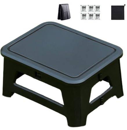 Tragbare Campingtoilette – zusammenklappbare Toilette aus Polypropylen, kompakter Reise-Toilettensitz, zusammenklappbarer Töpfchenhocker, Outdoor-Notfall-Toiletten, Rucksackreisen, Hygiene-Stuhl, Auto