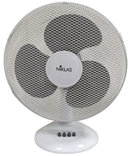 VENTILATORE DA TAVOLO DIAM. CM. 40 OSCILLANTE E DIREZIONALE CON 3 VELOCITA'