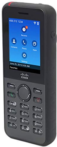 Cisco IP Phone 8821 Téléphone IP sans Fil CP-8821-K9 = (Batterie et Alimentation Non incluses) - renouvelé