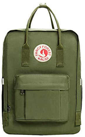 KALIDI Casual Rucksack für Damen, 38,1 cm (15 Zoll) Laptoptasche, klassischer Rucksack, Camping, Reisen, Outdoor, Tagesrucksack, College, Schultasche, armee-grün (Grün) - CASUAL BACKPACK