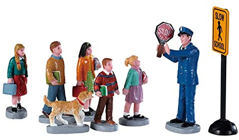 Lemax - The Crossing Guard - Set of 8 - Weihnachtshäuser & Weihnachtsdörfer