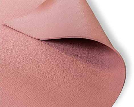 Baby Yoga Krabbelmatte - Rosa, 120x180cm, Rutschfeste, Wasser- und Schmutzabweisende, Polsternde, Schadstoffgeprüfte Spielunterlage zertifiziert nach Oeko-Tex Standard 100