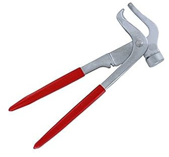 Gadpiparty Radgewichts Hammer Werkzeug Zange zum Auswuchten von Radgewichten Autoreparaturwerkzeug Rutschfeste Griffe Langlebige Konstruktion