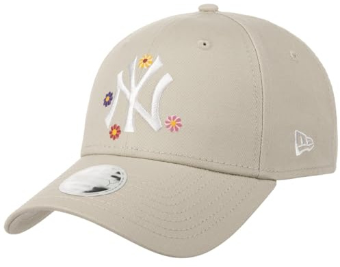 New Era 9FORTY New York Yankees Floral All Over Print Cap 60435012, Women caps, Beige, EU