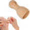 Taza de Masaje de Madera,Taza De Masaje Sueco De Madera,Multifuncional Rodillo Masajeador Facial de Madera,Ayuda A Aliviar la Tensión Muscular, Herramienta de Masaje con Rodillo de Madera(4#)