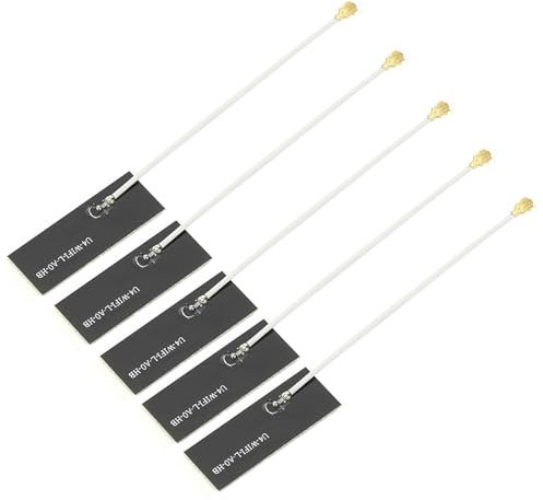 Cm4 U.fl Interna 5 Pezzi 2.4G 5G Antenna WIFI Integrata per Scheda WIFI Wireless con Interfaccia