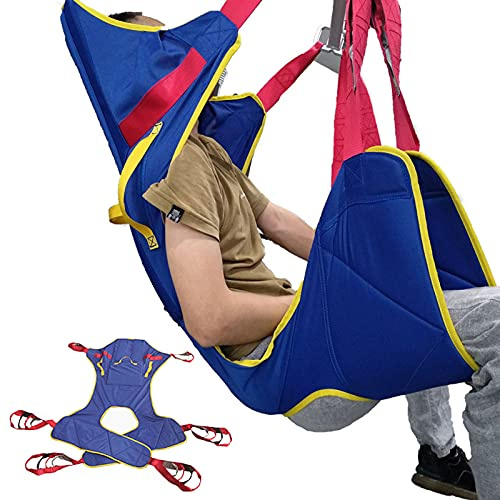 CAFIEDR Transfer Nursing Sling Hoist Lift Sling Equipment for Transfer Paralyzed or Semi-paralyzed Elderly/disabled From Bed to Toilet/chair or Wheelchair, 230kg Limit