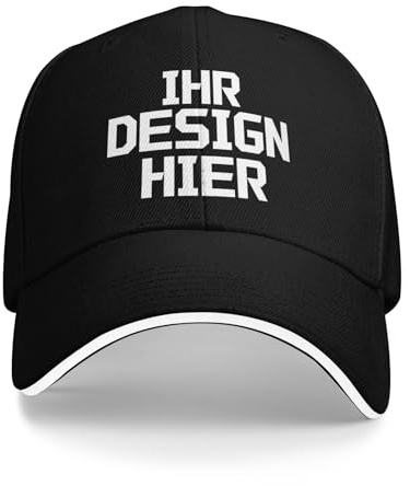Tingwei personalisiert Cap personalisierte Basecap personalisierte Cap mit Foto/Logo/Text Cap selbst gestalten Mesh-Trucker-Kappe, verstellbare Dad Cap gestalten für Männer & Frauen