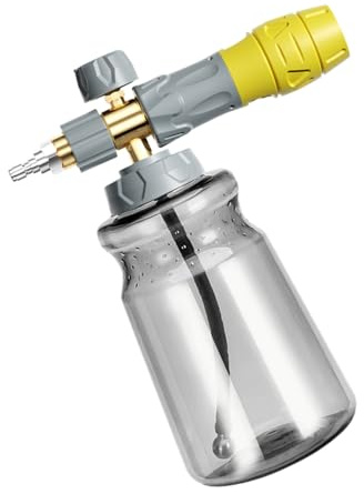 Schaumflasche für Autowäsche – 1000 ml Schlauch-Sprüher | Hochleistungs-Poliermittel für Fahrzeug-Politur, Haushaltsglas-Sprühgerät, Oberflächenschaum-Kontrolle,