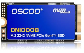 OSCOO 512GB M.2 2242 NVMe PCIe 4.0x4 5200/3900MB/s Interno