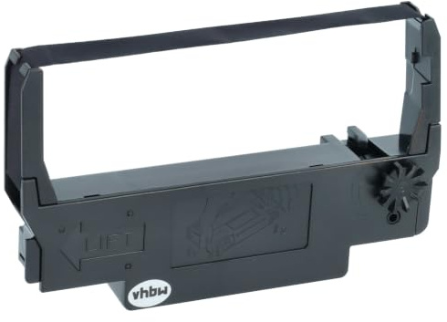 vhbw Farbband kompatibel mit Nadeldrucker Epson TM-U210D | TM-U220A, TM-U220B, TM-U220D Ersatz für ERC-30, ERC-34, ERC-38B, Nylonband Tintenband