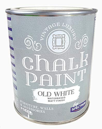 Kreidefarbe weiss,weiß, old white Holz Farbe Shabby Chic Möbelfarbe Vintage Antik Möbel Chalk Paint