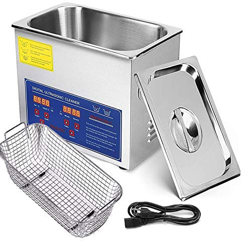 HEWXWX Nettoyeur à Ultrasons, 1.3L 2L 3L 6L 10L 15L 22L 30L - Affichage NuméRique De La TempéRature, avec Minuterie, Acier Inoxydable, Nettoyant pour Lunettes De Bijoux De Laboratoire,22L