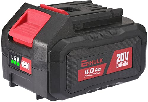 Enhulk 20V Battery Pack, Premium 4.0Ah Suitable of Snow Shovels