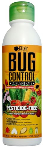 Elixir Gardens Bug Control Concentrate 250ml (Makes 12.5L) | Pesticide-Free Insecticide & Pest/Insect Killer for Plants, Flowers & Shrubs | Treats Aphid, Whitefly, Red Spider Mites & more | x 2