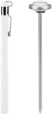 Professionelles Milchflaschenthermometer, Hochpräziser Temperaturtester für Kleinkinder, Ungiftiges Edelstahlmaterial, Leicht zu Tragen, Kleiner Messfehler, Großes Zifferblatt,
