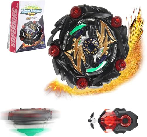 Bey Burst Turbo Blade Set,Metall Fusion Kampf Kreisel,4D Metal Fusion Kreisel mit Starter,Bey Metal Fusion Blade mit Launcher,Spielzeug Geschenk Sets für Erwachsene Jugendliche