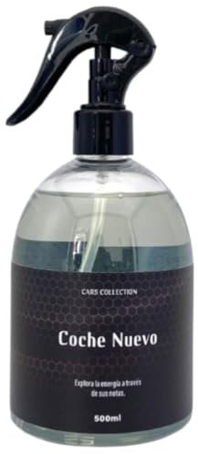 AutoFullCar - Ambientador Premium Línea CARS COLLECTION Para Coche, 500 ml. Fragancia De Lujo, Duración Prolongada - Ambientador Para Automoción, Hogar, Dormitorio, Oficina etc... (COCHE NUEVO)