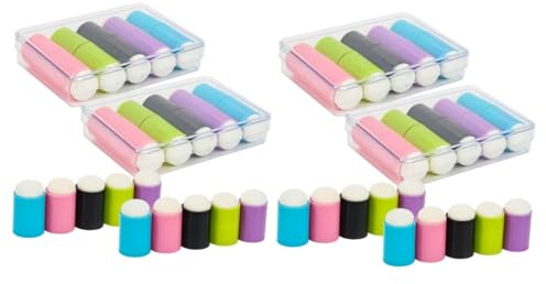 FRCOLOR 2 Juegos Recortadora Accesorios De Manicura Pulimentos Pegatinas Bloque De Tampón De Uñas Esponja Herramientas Polaco Pincel Clavos Uñas De Gel Manija De Plastico 30 Piezas * 2