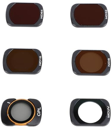 Acouto Neutral Density Filters for OSMO 3 Magnetic ND CPL Filter Set MCUV CPL ND8 ND16 ND32 ND64 with Storage Case for Enhanced Image Clarity and Color Saturation