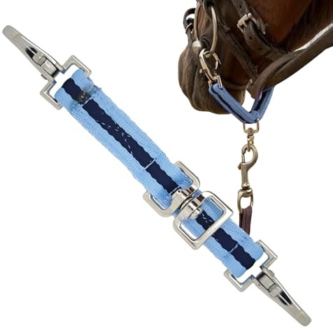 Lunge Lines Strap, Horse Training Lunge Aid, 10.83 x 0.98 inches, Metal Alloy Equine Training Equipment, Professional Equestrian Accessory for Men, Women, Adults