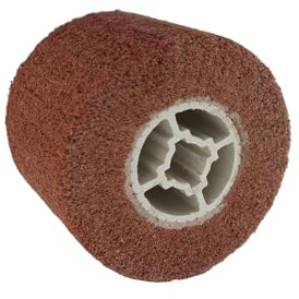 Schleifwalze Bürste Körnung 80,Nylonbürste für Satiniermaschine,Ø120x100mm | Satinierwalzen,Satinierwalze für Holz & Metall Oberfläche Polieren,für Tischler, Möbelbauer, alle Arten von DIY-Projekten