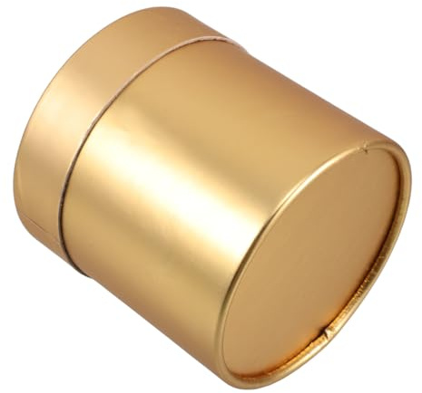 Runde Blumenaufbewahrungsbox mit Deckel aus Papier in Gold | Blumen und Bouquet, Elegante Form für Hochzeit und Valentinstag, Leicht zu Reinigen Zufällige Farbe